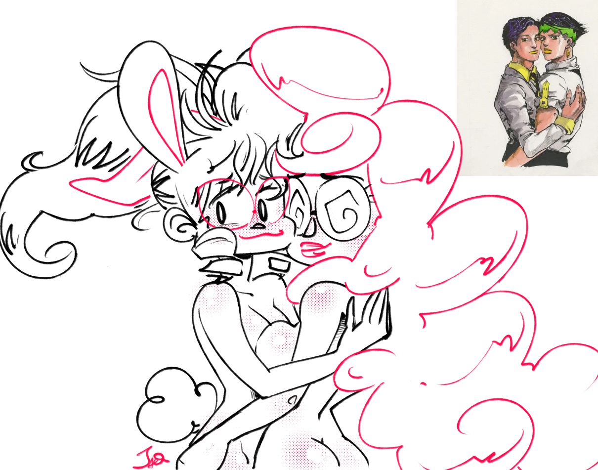 Jaq & Skippy doing the Araki/Rohan